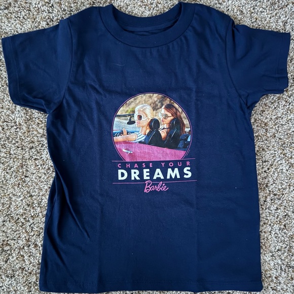 New Amazon Girls 4T Barbie T-Shirt Club - Chase Your Dreams T-Shirt - Picture 2 of 7